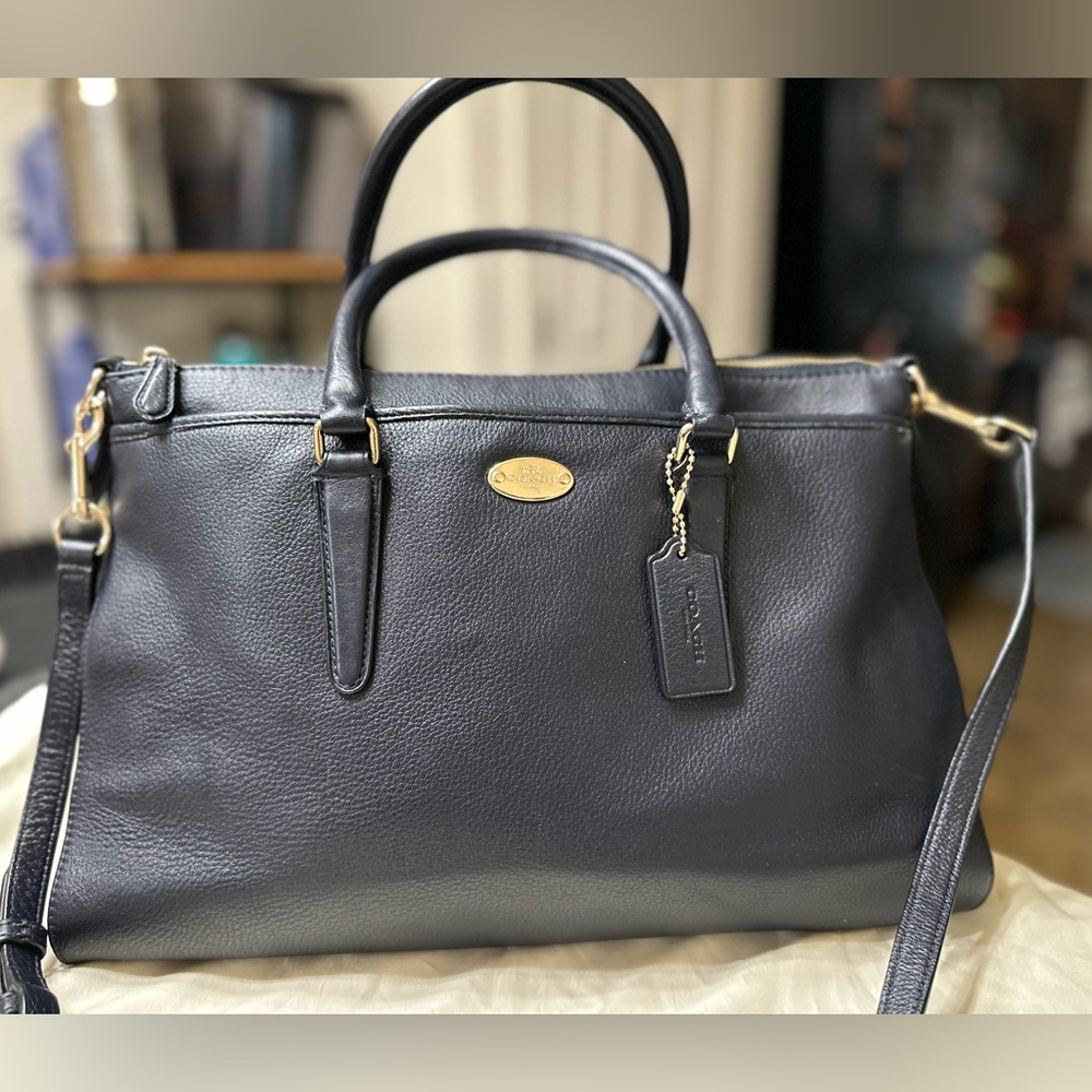 Coach F35185 Handbag Leather Women's COACH